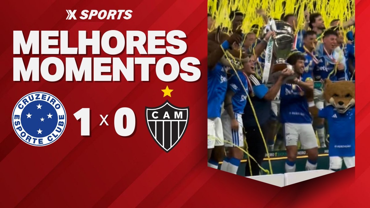MELHORES MOMENTOS - CRUZEIRO 1 X 0 ATL&Eacute;TICO-MG - FINAL DO CAMPEONATO MINEIRO