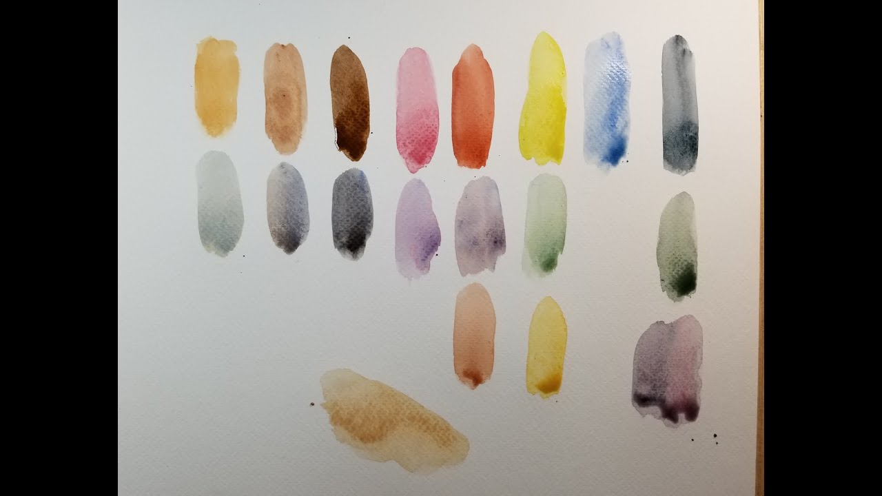 318) Beginner Watercolors: Talking, Swatching and Mixing the Ron Ranson Palette.