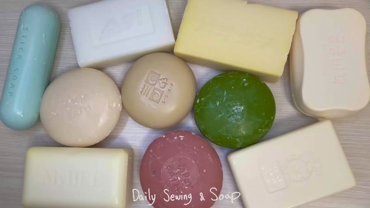 Dry soap cutting.ASMR soap.резка мыло.Satisfying video.Relaxing sounds.ASMR relaxing.for sleep. 비누소리