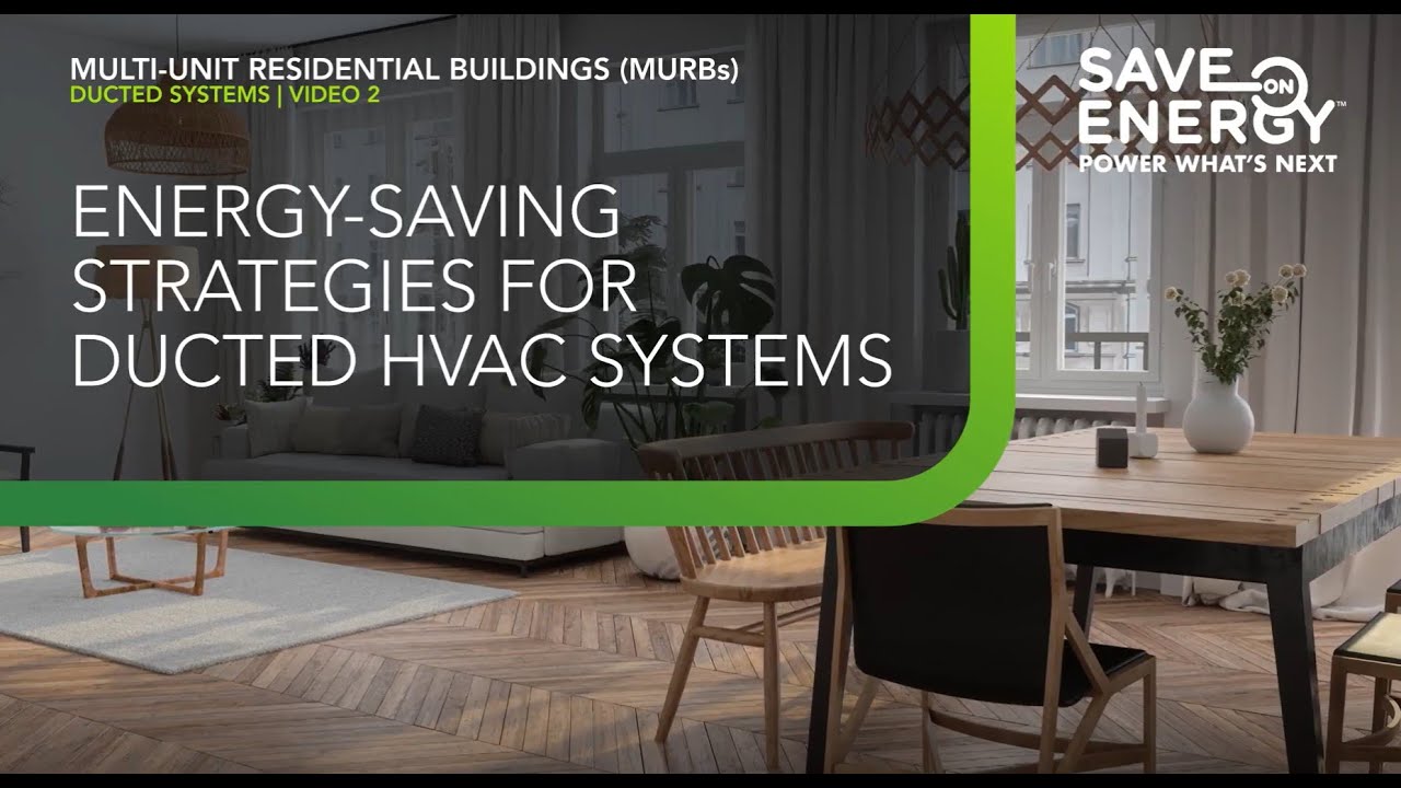 Energy-Saving Strategies for Ducted Systems in MURBs