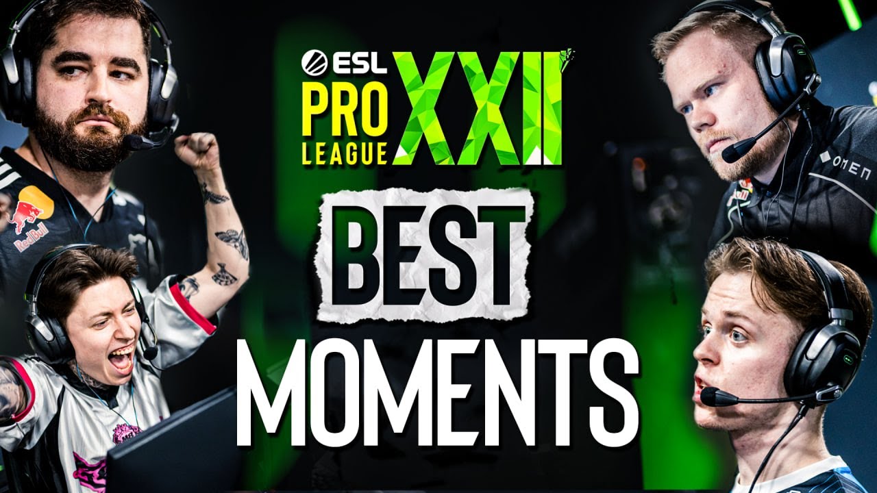 BEST MOMENTS of ESL Pro League Season 22 Stage 1 | CS2