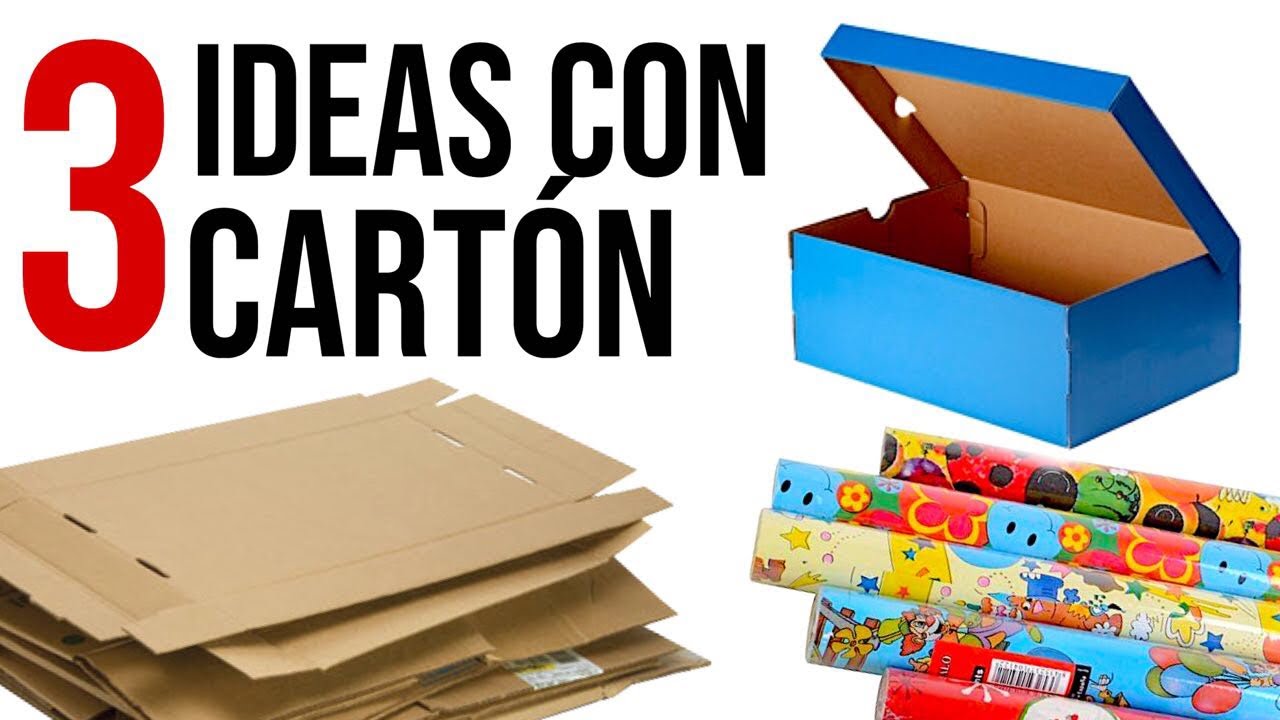 3 Ideas Increíbles de Reciclaje con Cartón