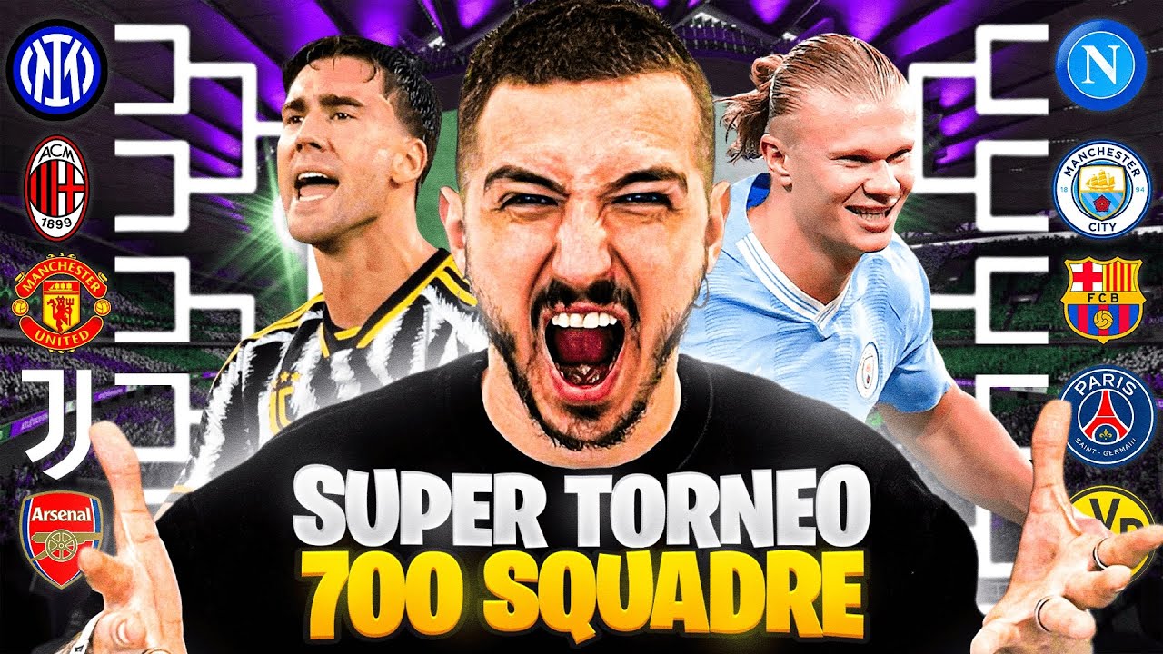 HO CREATO UN SUPER TORNEO CON TUTTE LE 700 SQUADRE DI FC 24!
