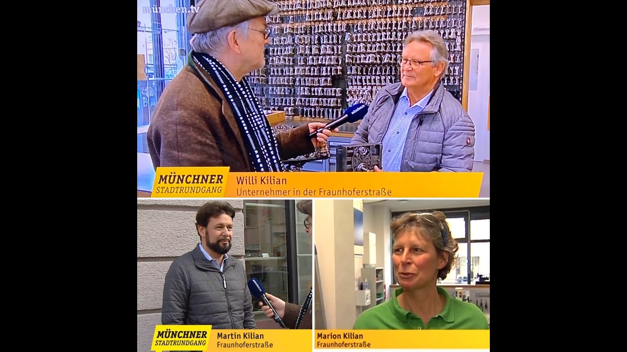 2019 TV München - Münchner Stadtrundgang mit Willi, Marion und Martin Kilian