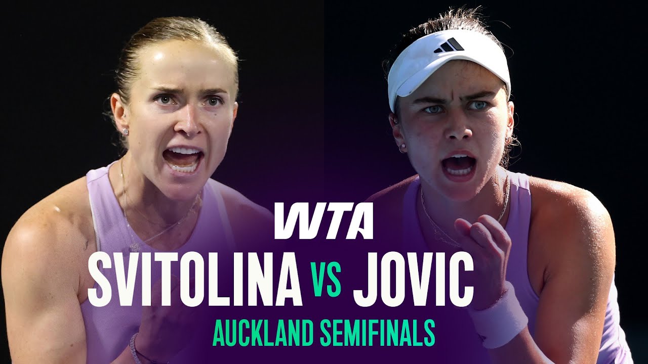 Элина Свитолина против Ивы Йович-Матч | Полуфинал Окленда-2026 | Обзор матча WTA