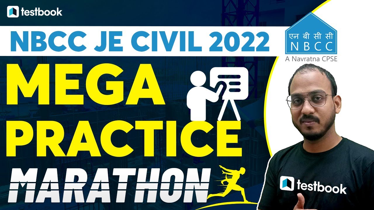 NBCC JE Civil 2022 | Mega Practice Marathon for Civil Engineering | Questions by Vaibhav Sir