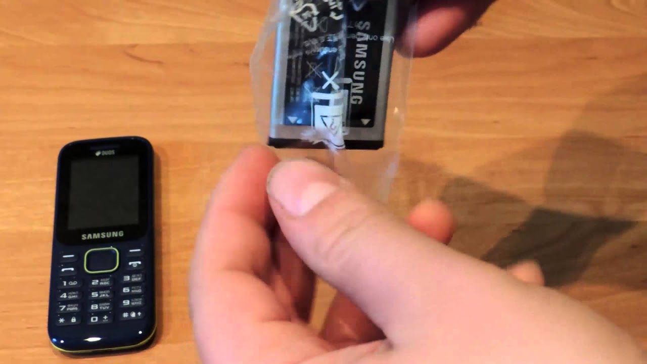 Обзор,распаковка телефона Samsung B310E