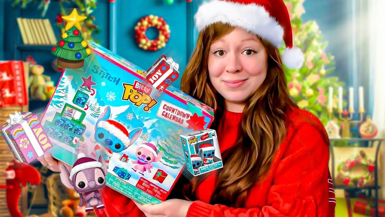 OUVERTURE DU CALENDRIER DE L'AVENT STITCH BITTY POP DISNEY EN ENTIER !