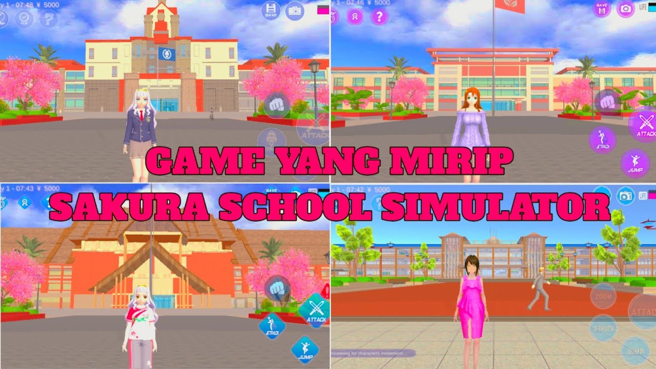 4 GAME INI MIRIP SAKURA SCHOOL SIMULATOR
