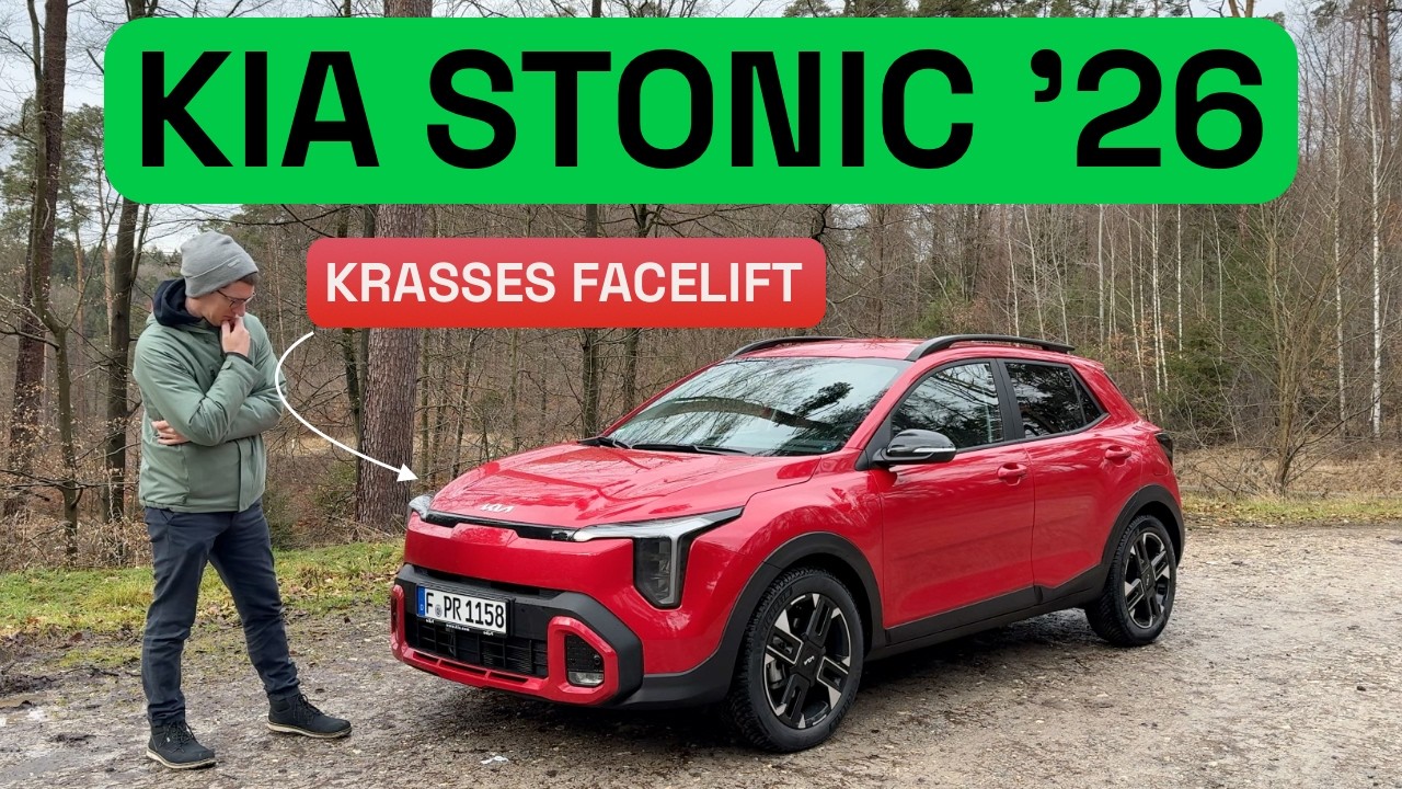 KRASS, was Kia für ein Facelift macht: der neue 2026 Kia Stonic - Autophorie