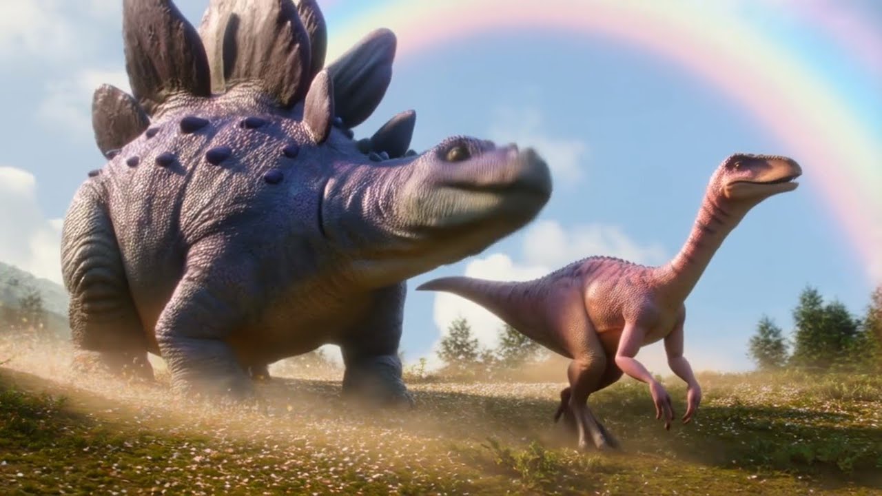 Rainbow Dinosaurs 🌈 | Fun Dino Color Song for Kids | Learn Colors with Dinosaurs | TODA Dino World