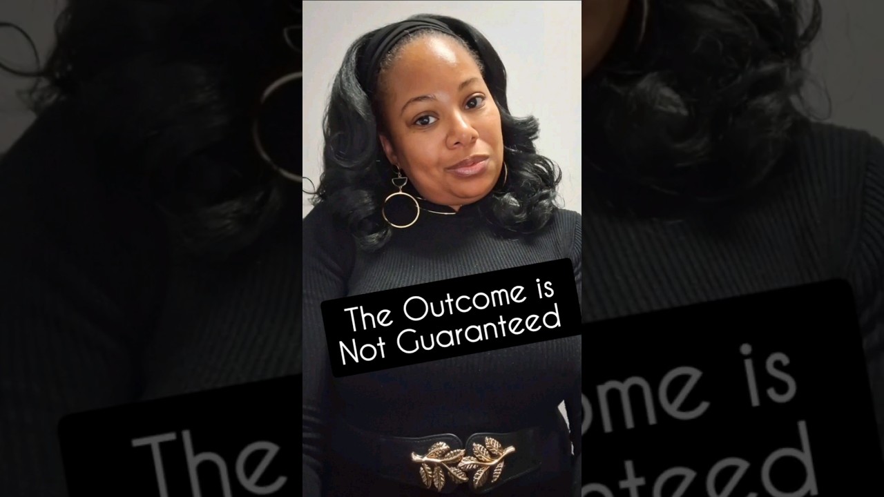 The Outcome is Never Guaranteed #lifelessons #lifeadvice #Wordsofadvice #wordsofwisdom
