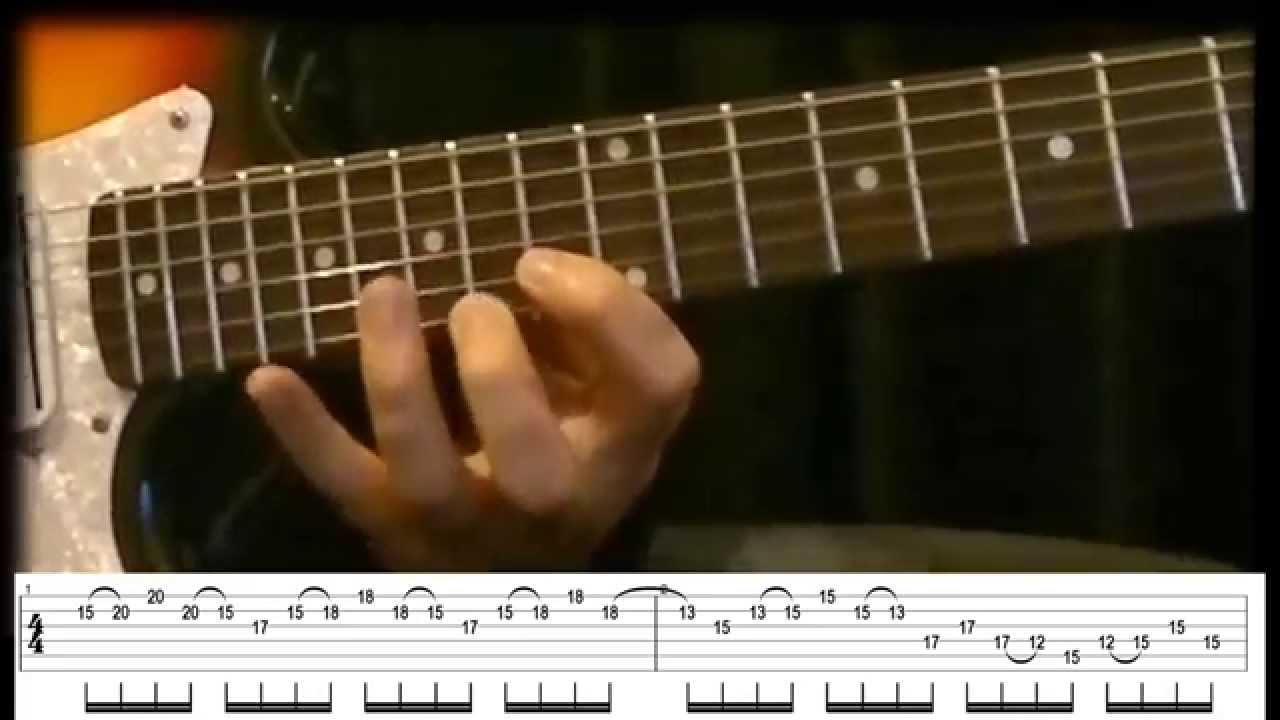 Richie Kotzen guitar style Lick 5 - with tab