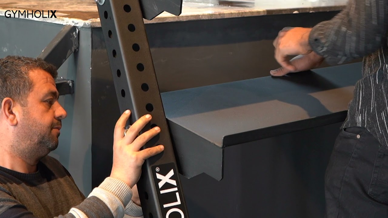 Gymholix Dumbbell Storage Assembly - Dambıl Rafı Kurulumu