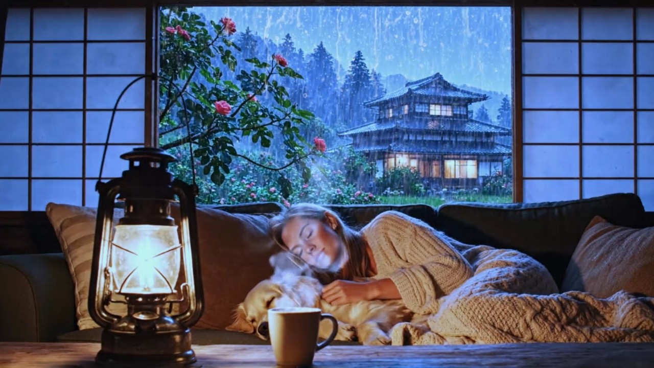 Relaxing Thunderstorm Outside Your Window 🌧️ Sleep Fast Tonight 🛌