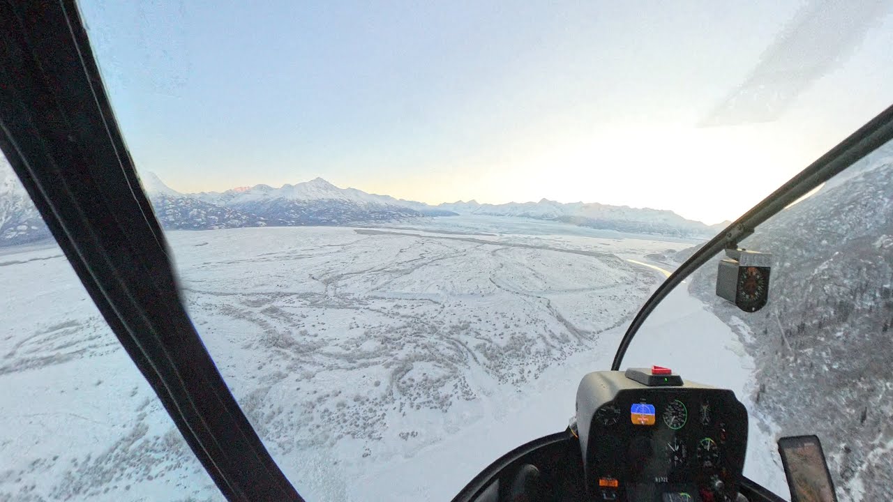 Grand Knik Helicopter 360 Video Alaska - Part 1