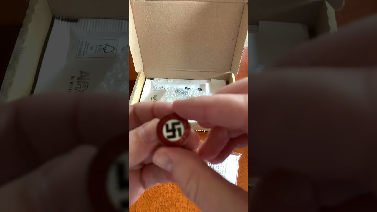 Unboxing z aukcji: odznaka NSDAP i wpinka Luftwaffe #historia #iiirzesza #iiwojnaświatowa