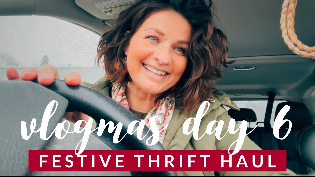Vlogmas Day 6 | Festive Thrift Haul, Cozy Candles & Late Tea & Toastmas 🎄✨