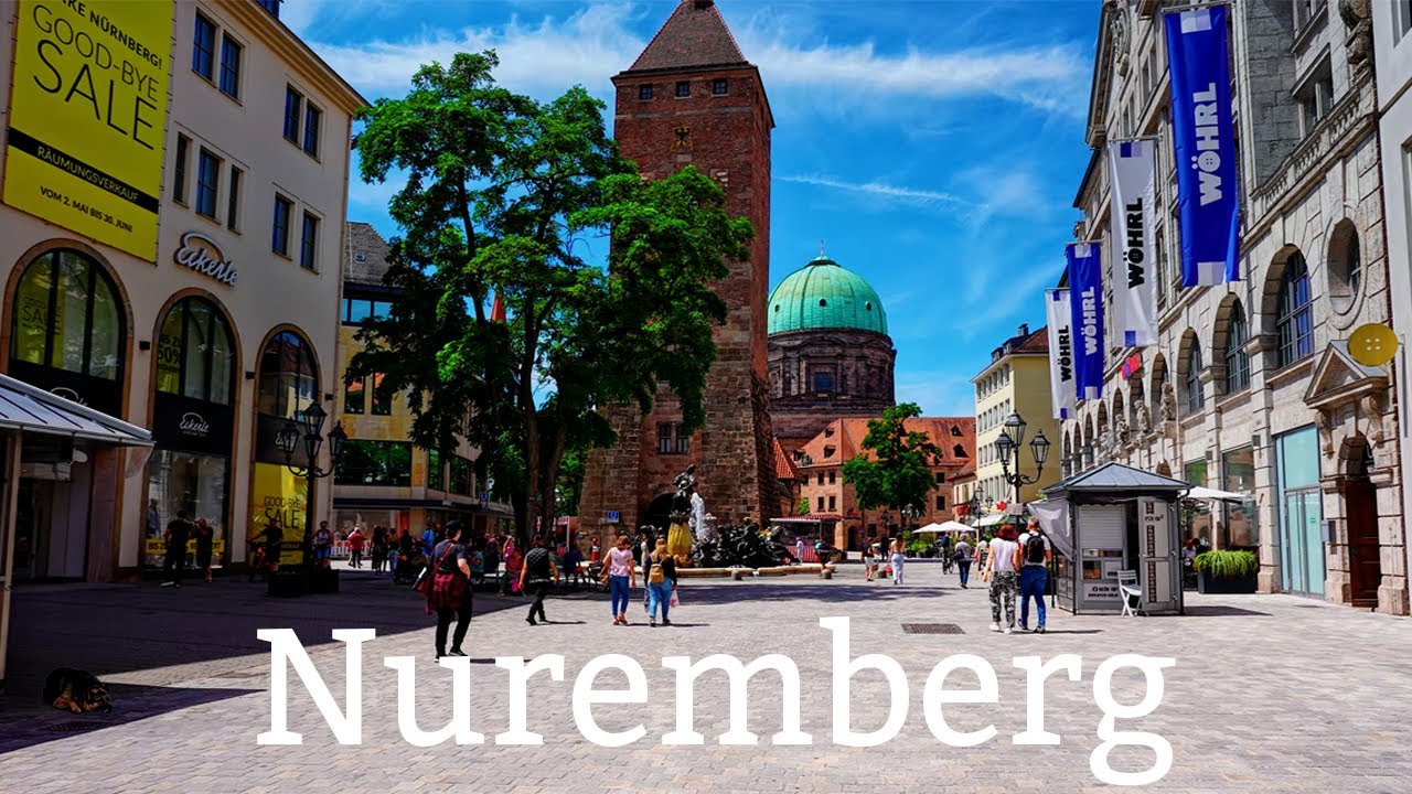 Nuremberg,Germany 🇩🇪  Walking tour 4K 60fps | A Walk Through the Old Town