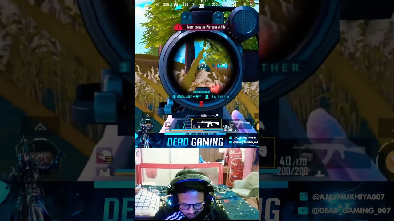 Dead Gaming 9 kill with chicken dinner 🥘 #gaming #pubgm #gamer #bgmi #game #pubggaming #deadgaming