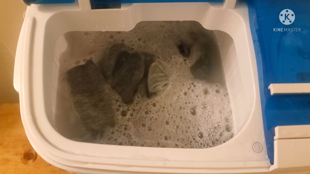 ASI FUNCIONA UNA MINI LAVADORA+THIS IS HOW A PORTABLE WASHING MACHINE WORKS