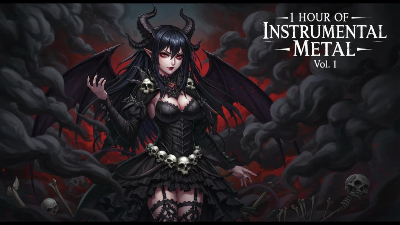 1 Hour Heavy Metal Instrumental Vol.1 No ADS , Workout , Gaming , Studying 2025