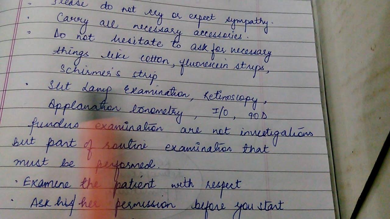 PG practical examination