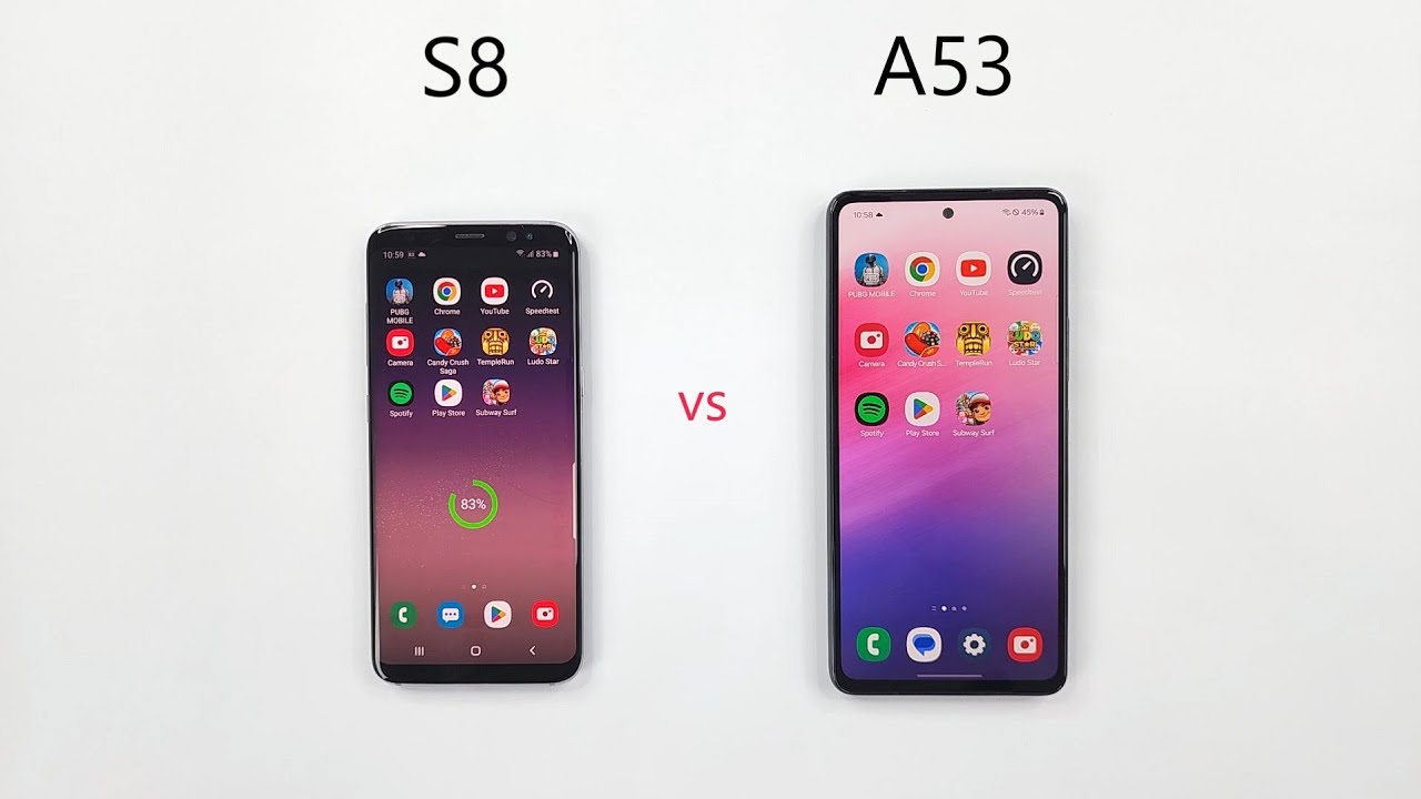 Galaxy S8 vs Galaxy A53 - Speed Test in 2025