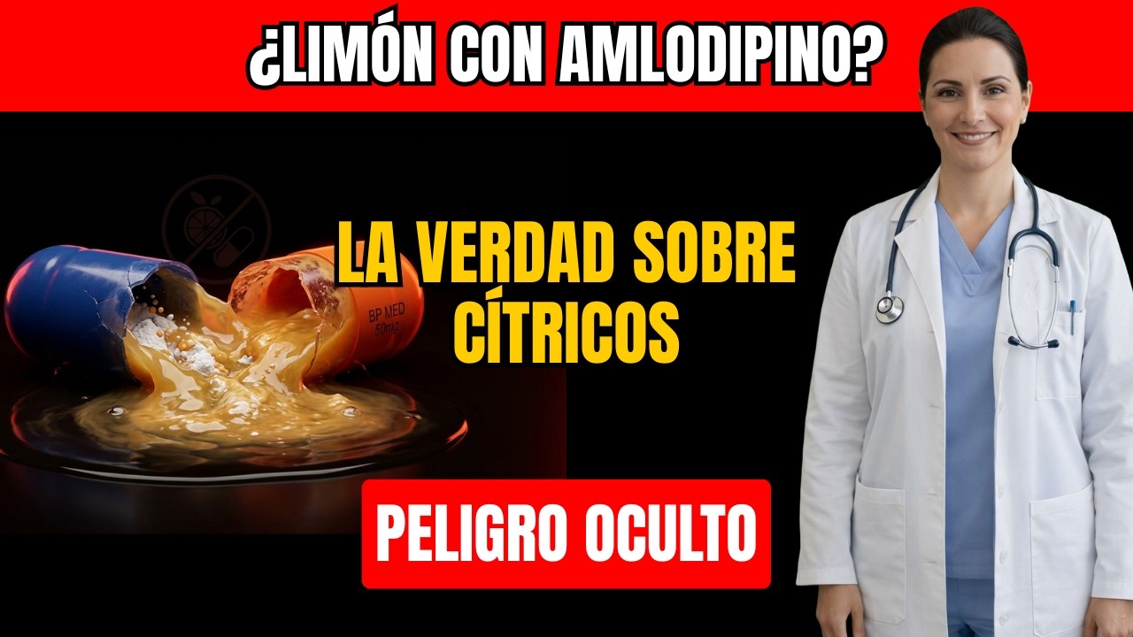 ¿Bebes Agua con Limón con Amlodipino? La Verdad IMPACTANTE Sobre la Familia del Pomelo | Salud 60+