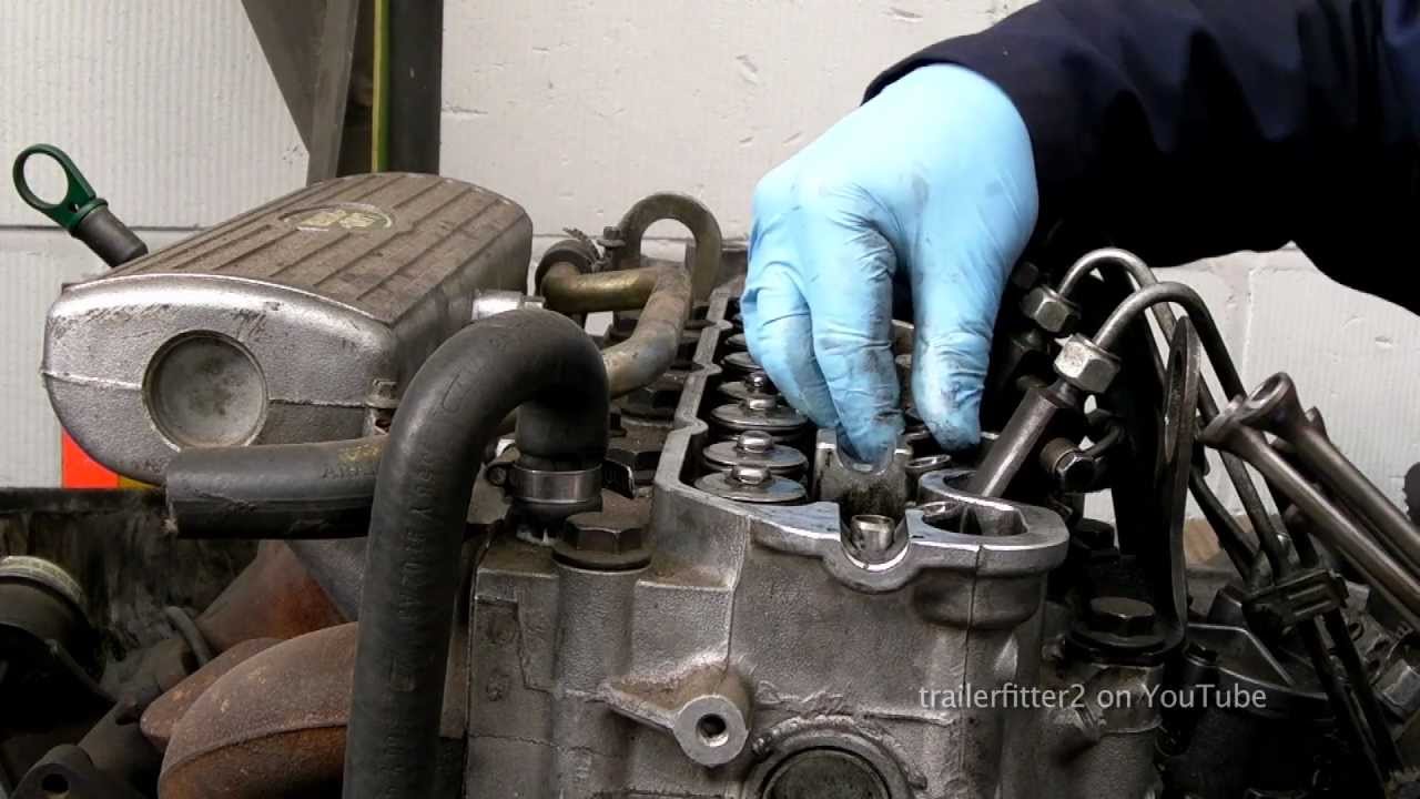 Land Rover 200tdi Engine. Refitting Rocker Shaft Sequence after Cam belt breakage