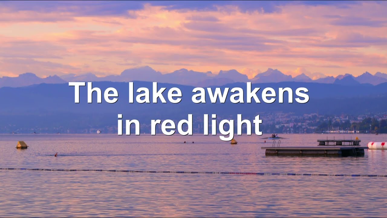 The Lake awakens in red Light  Music