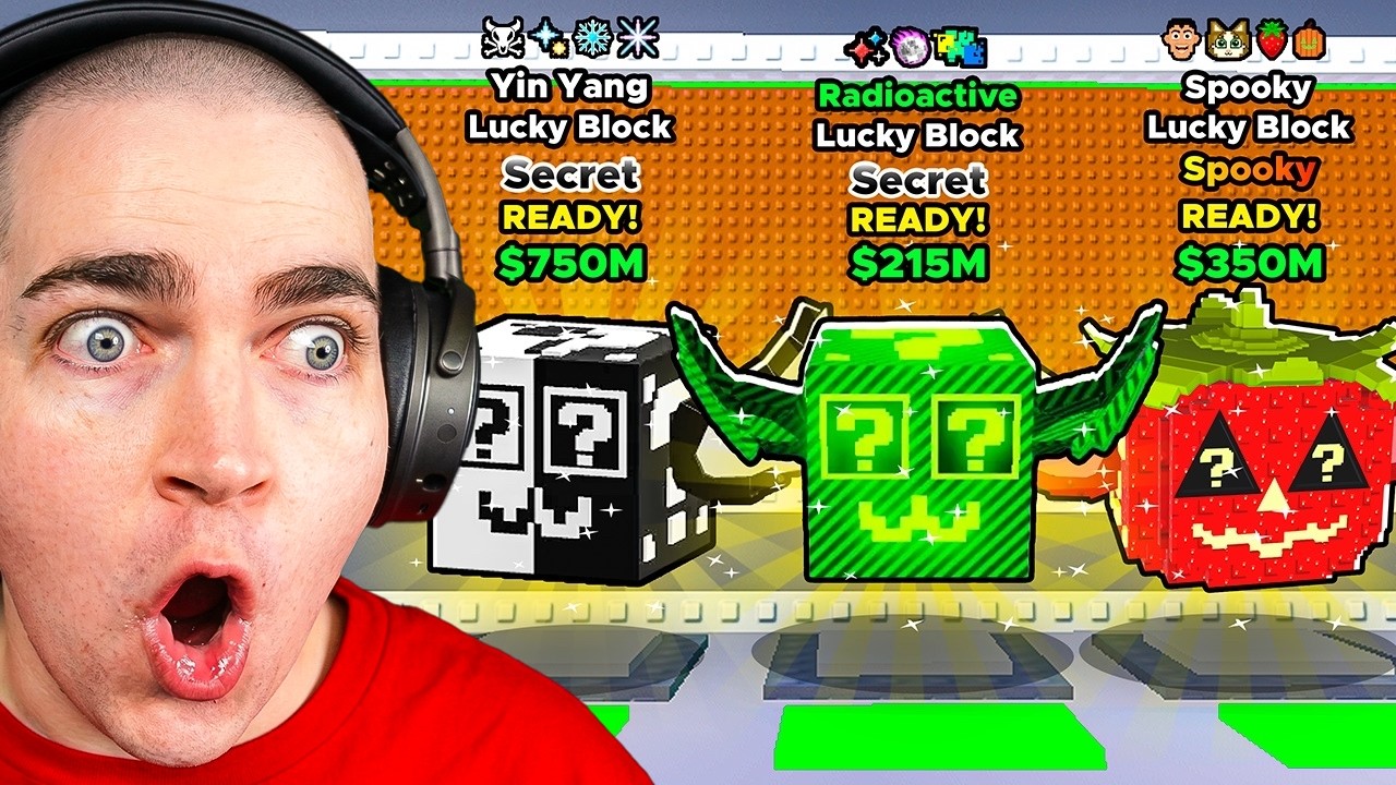 I Opened The RAREST LUCKY BLOCKS in Steal a Brainrot..