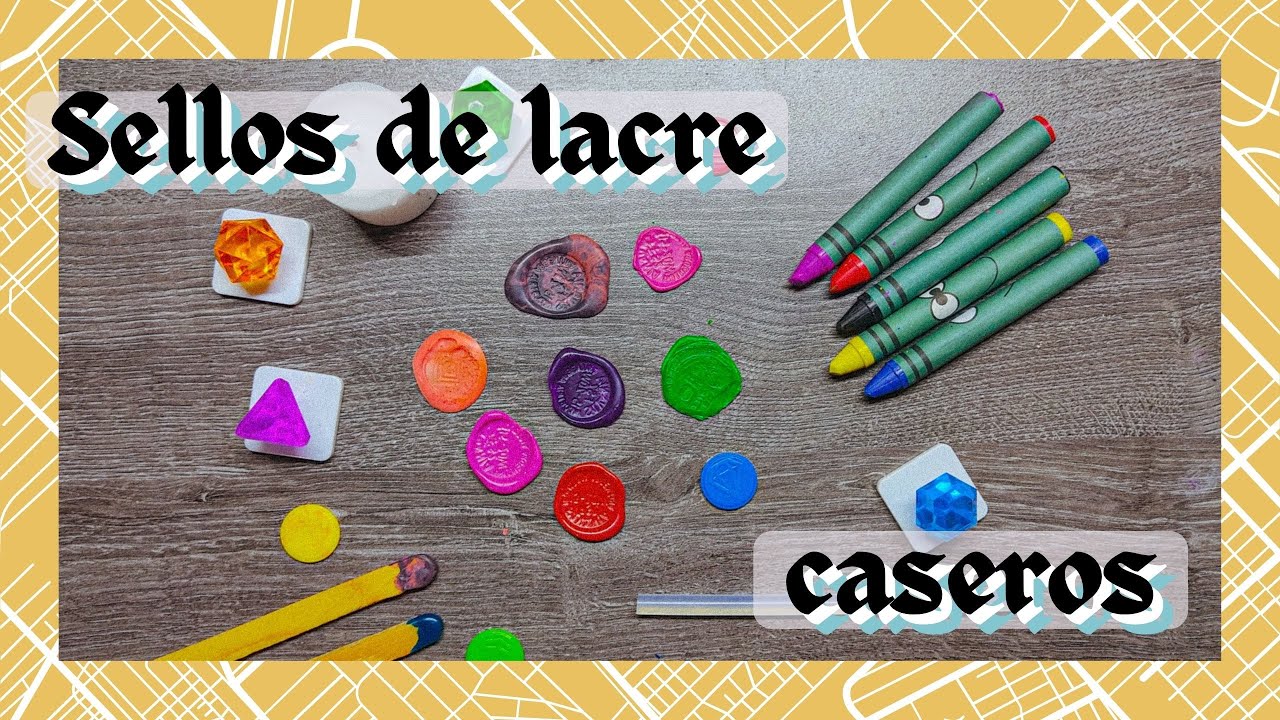 Sellos de lacre | DIY | Sellos caseros para cartas