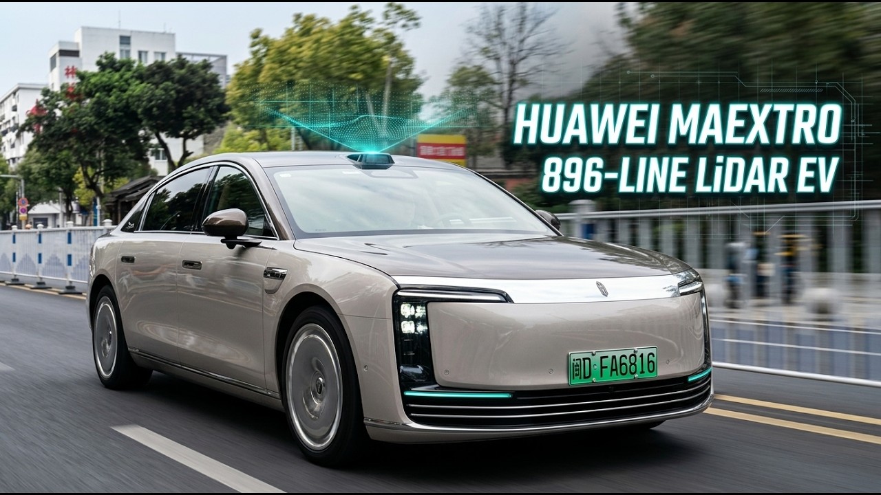 Huawei MAEXTRO 896-Line LiDAR – Futuristic EV | Full Review, Interior, Exterior & Test Drive