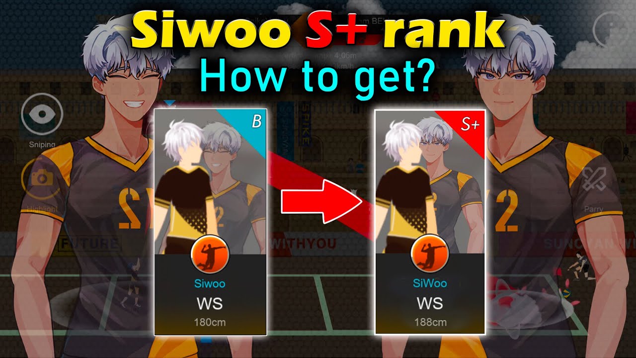 Siwoo S+ rank. How to get Siwoo S+ rank?  The Spike Colosseum. Volleyball 3x3