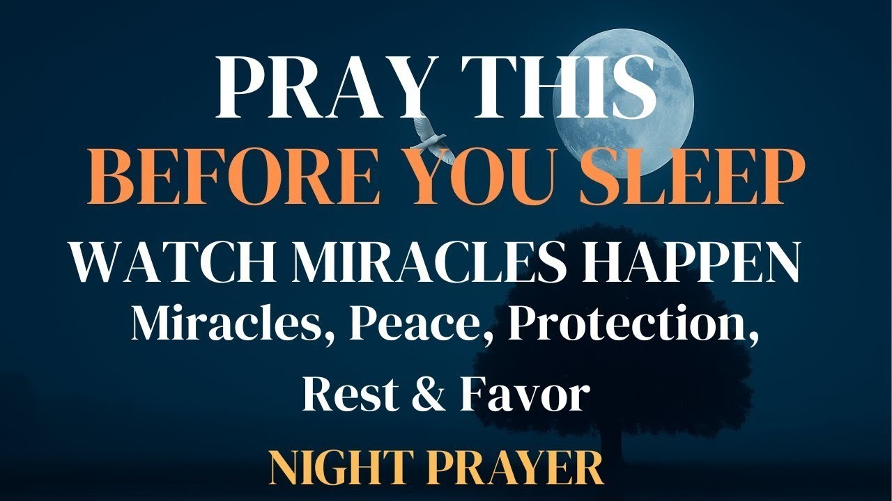 A Blessed Bedtime Prayer for Sleep & Protection 🙏 Fall Asleep in God’s Peaceful Presence Tonight