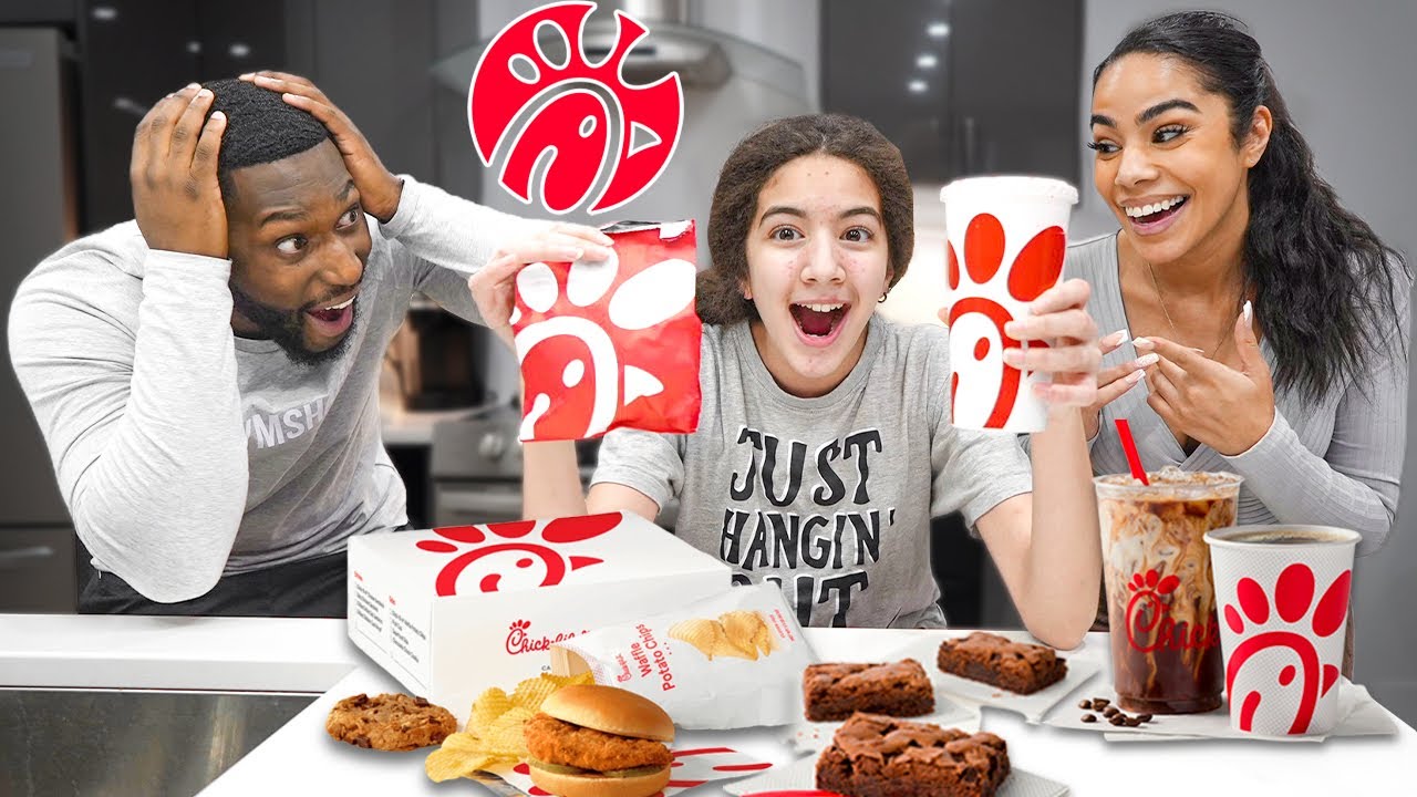 We Finally Took My Little Sister To Try Chic-Fil-A For The FIRST TIME!