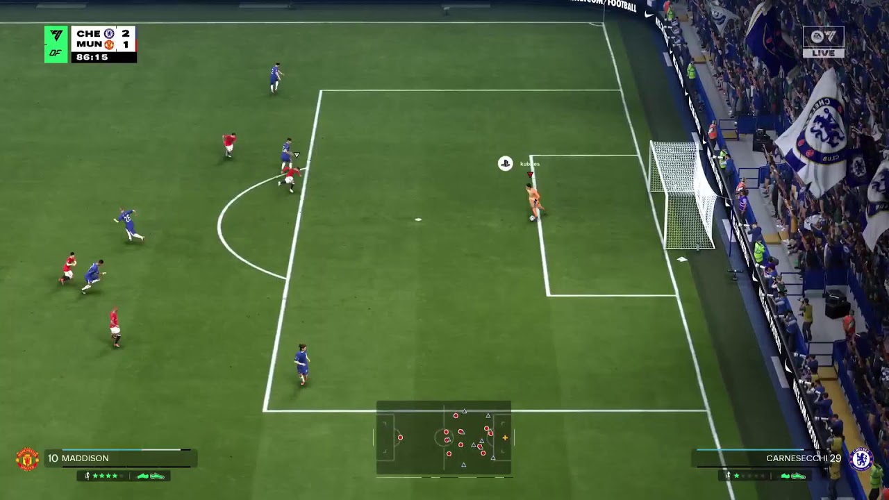 Chelsea Vs Manchester UTD  DFL   3 . Hafta