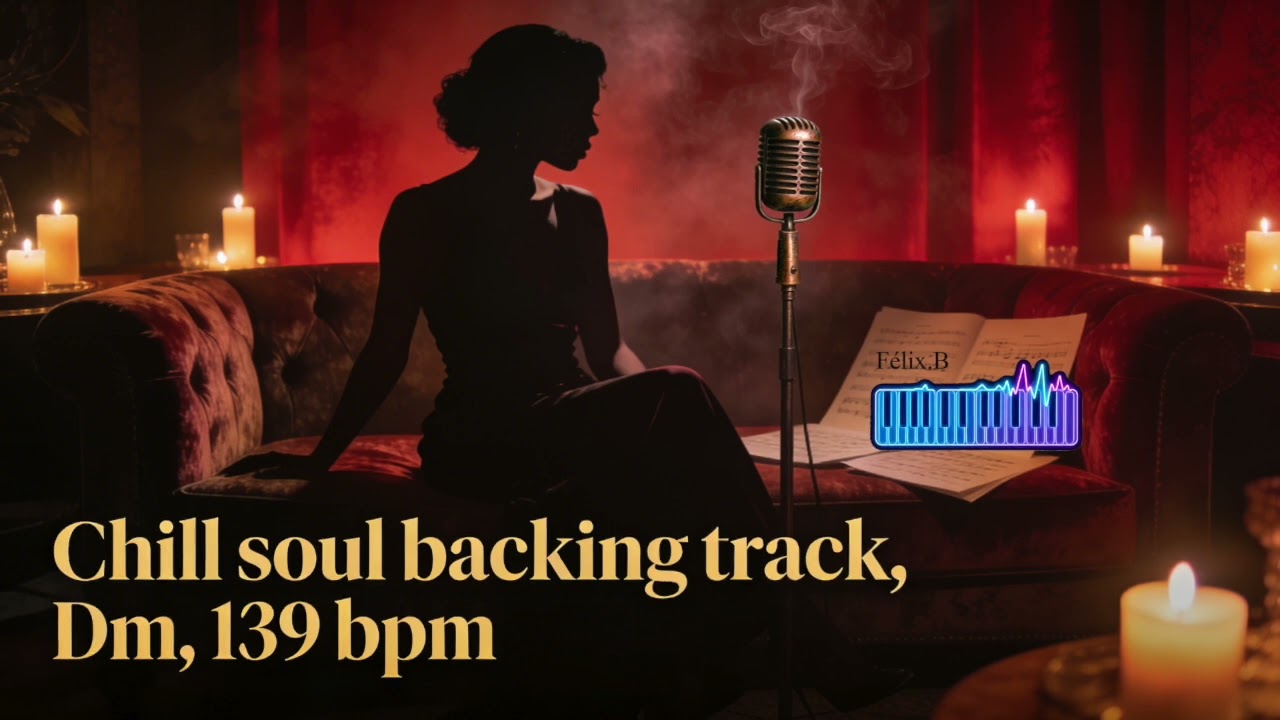 Chill Soul Backing Track - 139 BPM | D minor : Deep soul