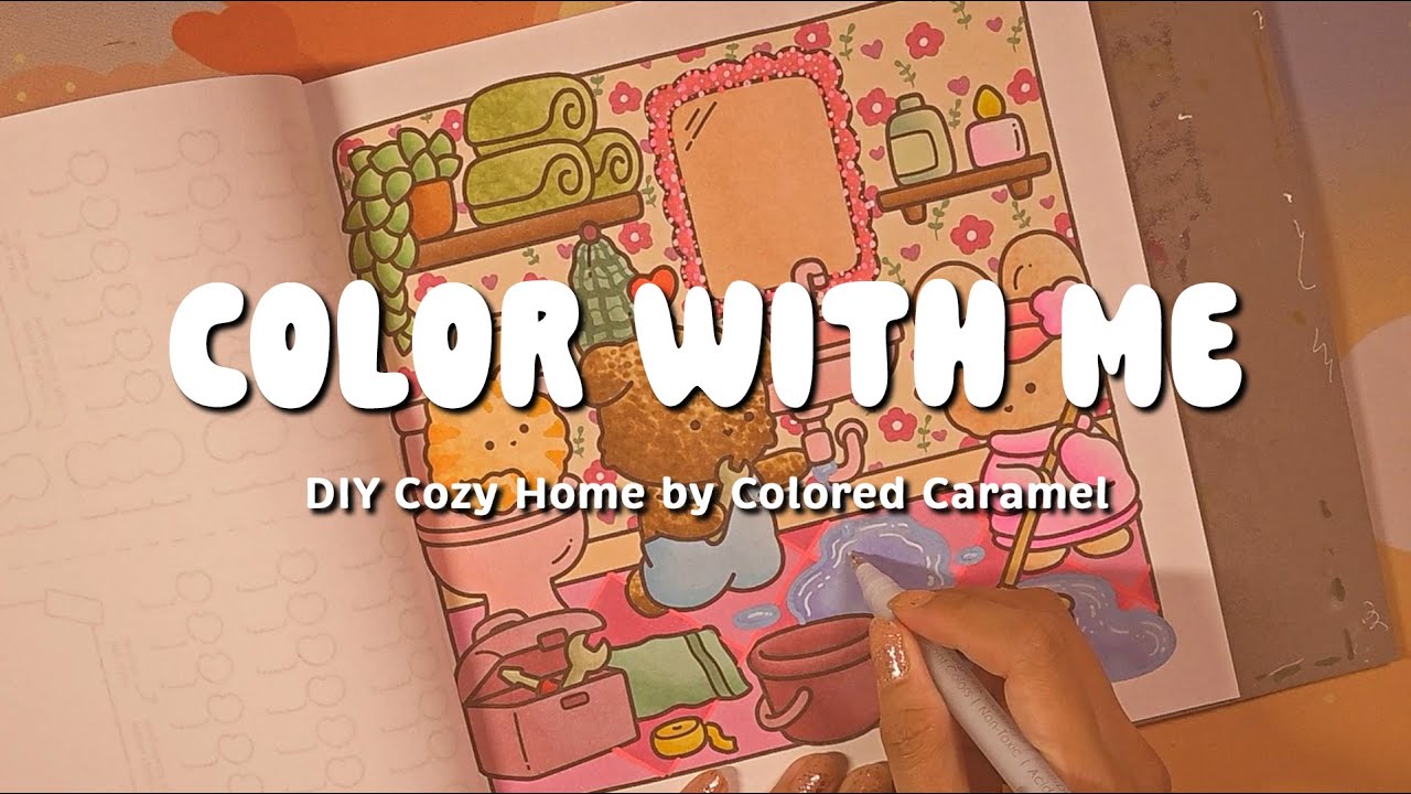 COLOR WITH ME | DIY Comfy Home by Colored Caramel