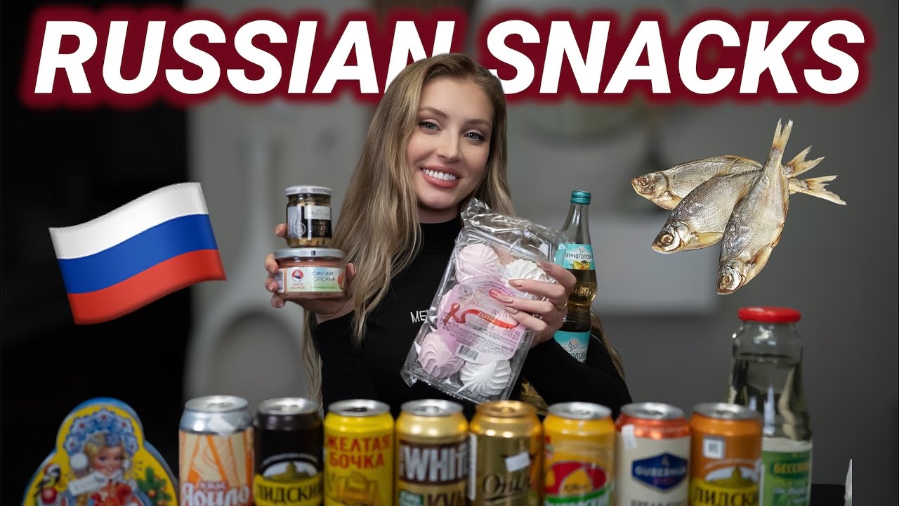 Trying RUSSIAN SNACKS from my childhood! 