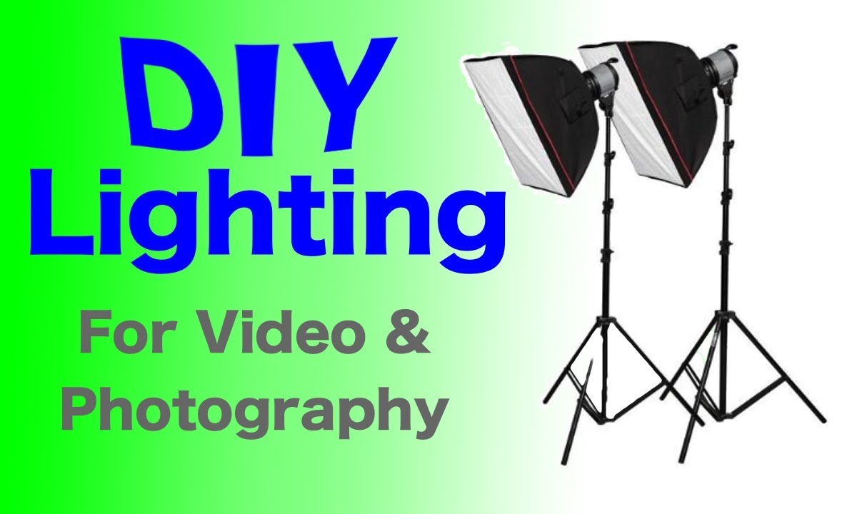 DIY Lighting Under $30 for Video's & Photo's