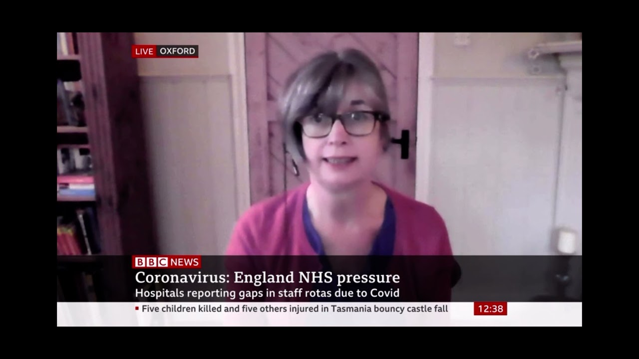 Patricia Marquis RCN England Director interview with BBC News on 16 December 2021