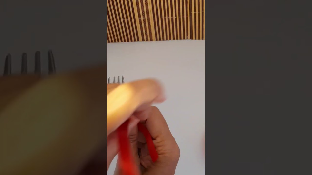 Mo&ntilde;o con tenedor s&uacute;per f&aacute;cil #diy