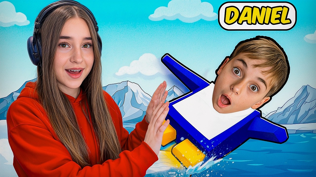 ROBLOX PENGUIN KNOCKOUT On pousse des pingouins avec Amélya & Daniel !