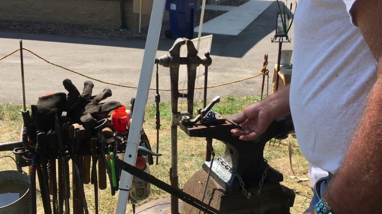 Blacksmithing Demonstration at the Rice County Fair: A Look Back