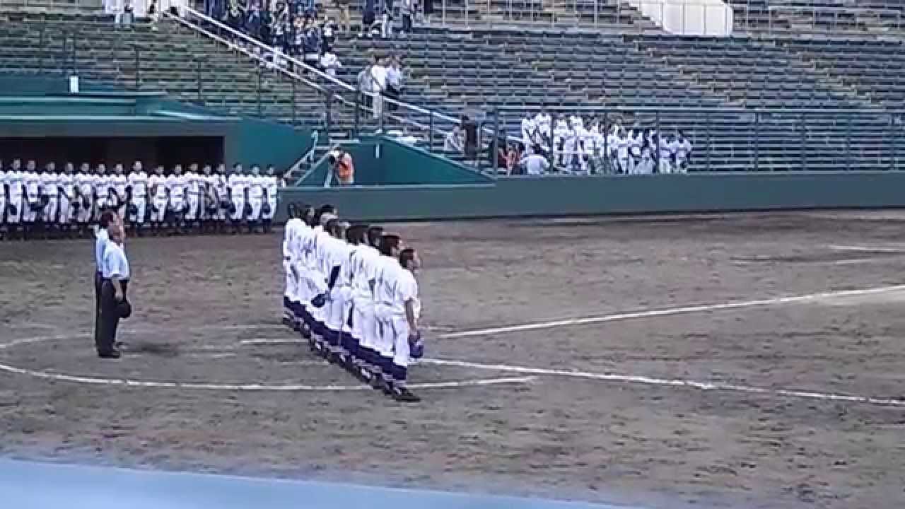 龍谷高校校歌斉唱