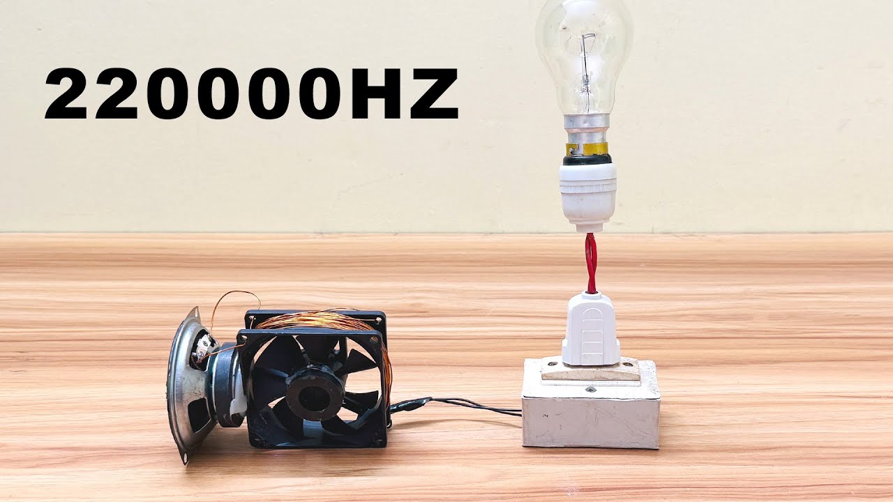 Free energy generator 220000HZ science electric experiment at home