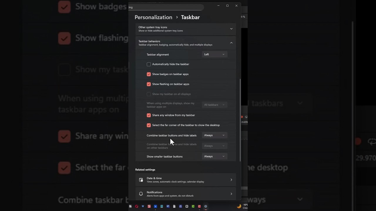 Why Are Windows 11 Taskbar Icons So Small? (Quick Fix)