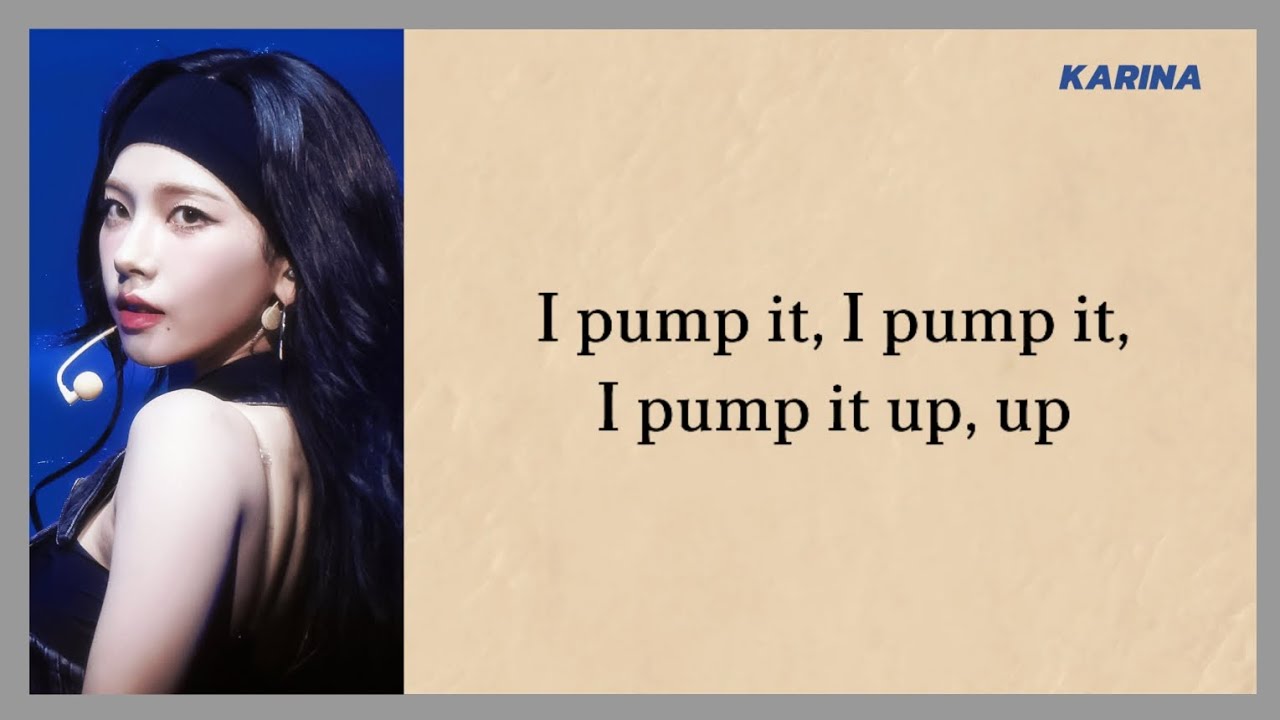 KARINA ''UP'' - KARAOKE with lyrics